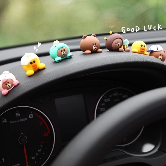 LINE FRIENDS 汽車擺件 多款