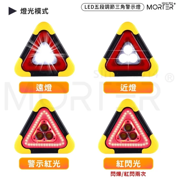 太陽能多功能三角警示燈